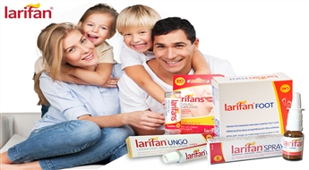 Произведенные в Латвии продукты "Larifan" - бальзам для губ, зубная паста, мазь и др.  