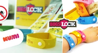 Забудь о комарах: Комплект из 4 защитных браслетов BUGSLOCK всего за Ls 0.99