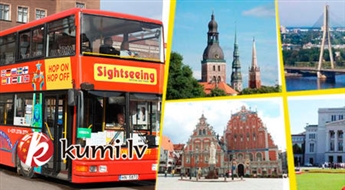 Neaizmirstama ekskursija ar divstāvu autobusu pa Rīgu ar «Riga Sightseeing»