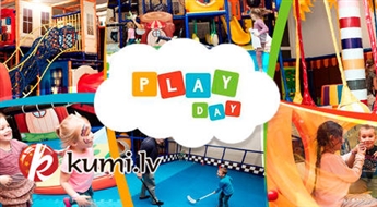 Ieejas biļete uz visu dienu bērnu izklaides kompleksā "Playday"