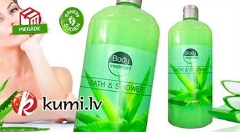 Гель для душа и пена для ванны с алое, оливковым маслом или маслом ши Body Treatment Bath & Shower Gel (1  л)