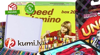 Популярная карточная игра UNO или набор карандашей Monster University