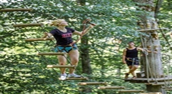 Piedzīvojumi „Mežakaķis“ parkā un pusdienas