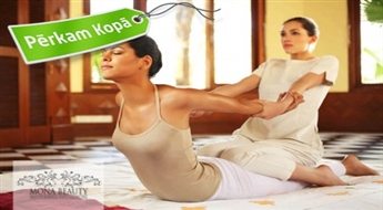 Iegūsti enerģiju! Taizemes masāža kājām, rokām, mugurai vai vēderam salonā "Mona Beauty" (45min)