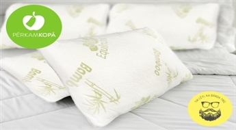 Мягкие и эргономичные подушки с чехлом из бамбукового волокна (50 x 33 или 72 x 35 см)