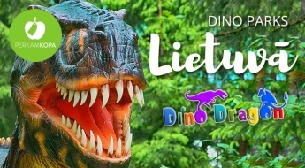 Dino parka apmeklējums Lietuvā darba dienās - ar 30% atlaidi