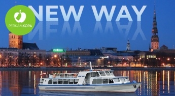 Незабываемая поездка на кораблике NEW WAY из Риги в Юрмалу - туда (2,5 ч) и обратно (2,5 ч) + свободное время в Майори!