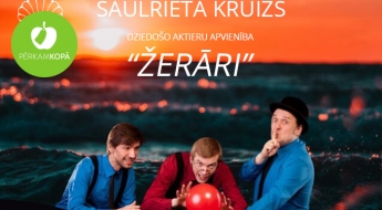 Brauciens ar kuģi "Rīgas Pērle" + izklaide kopā ar teātra grupu "Žerāri" + uzkodas (17.07.2022.)