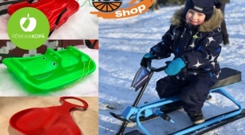 Для зимних радостей! Высококачественные санки с рулем или снежные камеры для детей и взрослых