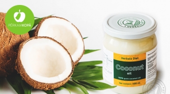100% натуральное и чистое кокосовое масло для красоты, здоровья и кулинарных шедевров (500 мл)