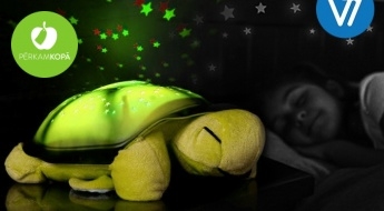 ''Черепаха'' - развивающая игрушка, звездный проектор и ночник