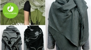 Тепло даже в мороз! Большие женские платки и шарфы: разные цвета, размеры и рисунки