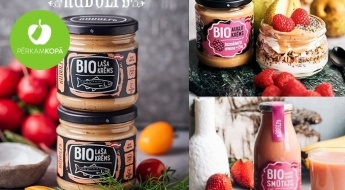 Сделано в Латвии! БИО-продукция "Rūdolfs": вкусные фруктовые и овощные кремы, смузи, кетчупы и варенье