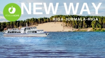 Великолепная поездка на теплоходе NEW WAY из Риги в Юрмалу или до Морских ворот