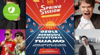 Biļetes uz pavasara lielāko ballīti "Summer Sound Spring Session" 9. martā Rīgā