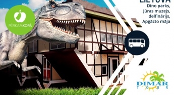 Литва: поездка в Морской музей, аквариум, дельфинарий, парк Динозавров и Перевернутый дом