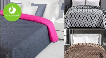 Sapņu guļamistabai! Divpusējie gultas pārklāji no stepētas mikrošķiedras auduma - 19 skaisti dizaini