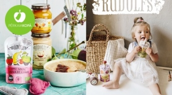 Сделано в Латвии! Биологические продукты для детей  "Rūdolfs" - пюре и каши в комплектах