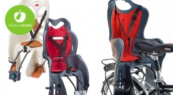 Велосипедные кресла для ребенка для безопасной и комфортной езды - крепятся к раме или багажнику