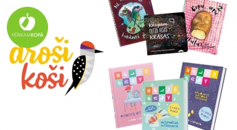 Книжки с милыми фольклорными латышскими стишками для малышей или серия книг для детей  "Sveika, Rūbij"