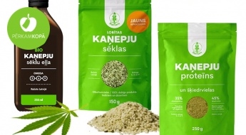 СДЕЛАННЫЕ В ЛАТВИИ высококачественные конопляные масла "Ramans", семена или протеин! Разные объемы и упаковки!