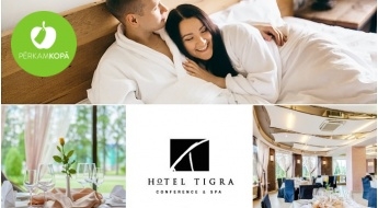 Uzdāvini mīļotajam romantisku vakaru! Izbaudiet divvientulību un atpūtu viesnīcā TIGRA: numuriņš + baseins + brokastis