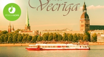 BAUDI VASARU! Ķer siltos vasaras saules starus, baudot Rīgas PANORĀMU, izbraucienā pa Daugavu ar kuģīti VECRĪGA!