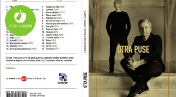 Сборник песен группы OTRA PUSE: "Otra Puse. Labākās dziesmas. Notis. Vārdi."