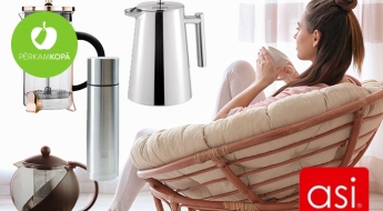 ASI COLLECTION kafijas, tējas kannas, termosi un termosa krūzes - dažādi tilpumi un dizaini