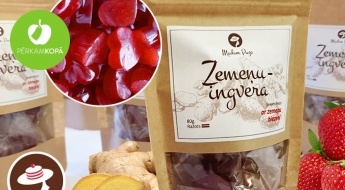 СДЕЛАНО В ЛАТВИИ! Удиви свои вкусовые рецепторы! Лакомство в форме сердца "MadamPuzo": клубнично-имбирные конфеты из желе!