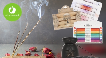 Различные ароматические палочки из Индии и элегантные аромаемкости