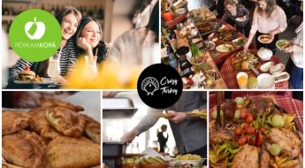 Baudi gardus ēdienus ar draugiem vai ģimeni! Brančs mājīgajā ģimenes restorānā "Crazy Turkey"