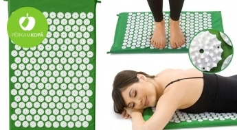 Для здоровья и хорошего самочувствия! Акупунктурный и массажный коврик из хлопка (74 x 43 x 2 см)