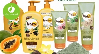 Магазин BIOTĒKA предлагает: косметика по уходу за кожей лица и тела "Lovea"