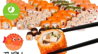 ЗАГЛЯНИ! СУПЕР- скидки на любимый суши-сет SENDAI (72 шт.) или FUTUOKI (82 шт.)