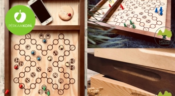 Уникальная деревянная настольная игра-поднос, которую можно передавать из поколения в поколение