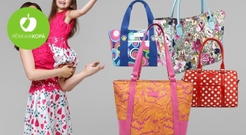Stilīgas "Sachi" brīvā laika, termo un bērnu somas dažādos dizainos