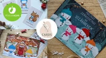 Удиви близких! Классические или персонализированные Рождественские открытки - очень широкий ассортимент дизайнов