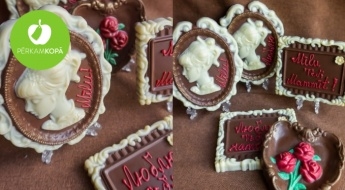 СДЕЛАНО В ЛАТВИИ! Шоколадные фигурки от кафе  "V. Ķuzes" - чудесный подарок ко дню Матери