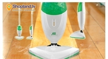 Steam & Soap X6 Steam Mop!С помощью этой практической электрической швабры, вы будете в состоянии очистить любой тип поверхности.