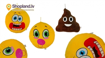 Plīša spilvens EMOJI!