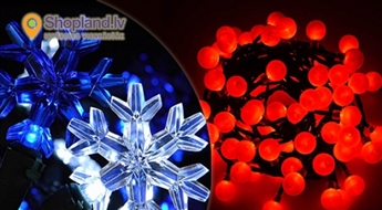 Гирлянды с LED лампочками или LED свечи