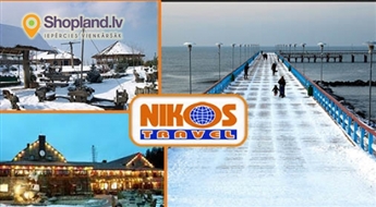 NIKOS travel: 16.12.2017.  Balto svētku burvība Palangā un atpūtas komplekss Juozo alus