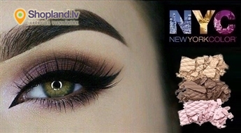 Тени для глаз от NYC Eyeshadow Trio коричневые оттенки