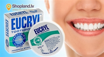 Pulveris zobu balināšanai EUCRYL (50g)