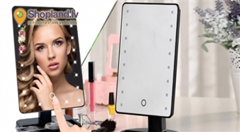 Hастольное зеркало со светодиодами Pretty U или увеличительное зеркало со светодиодами Pretty U!