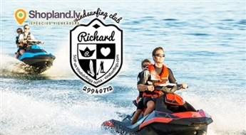 Полная адреналина поездка на мощном водном мотоцикле SEA-DOO Spark 2017