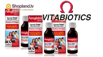 Vitabiotics: Feroglobin uztura bagātinātāji ar dzelzi