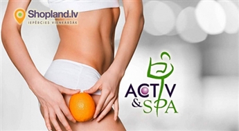 ACTIV & SPA: Скульптурирующая процедура вакуумного массажа для эффективной борьбы с целлюлитом (40 мин)