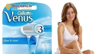 Лезвия GILLETTE VENUS для женщин (4 кассеты)!